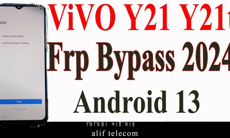 Vivo Y21t Frp Bypass new method android 13 Vivo Y21t Frp Bypass new method android 13