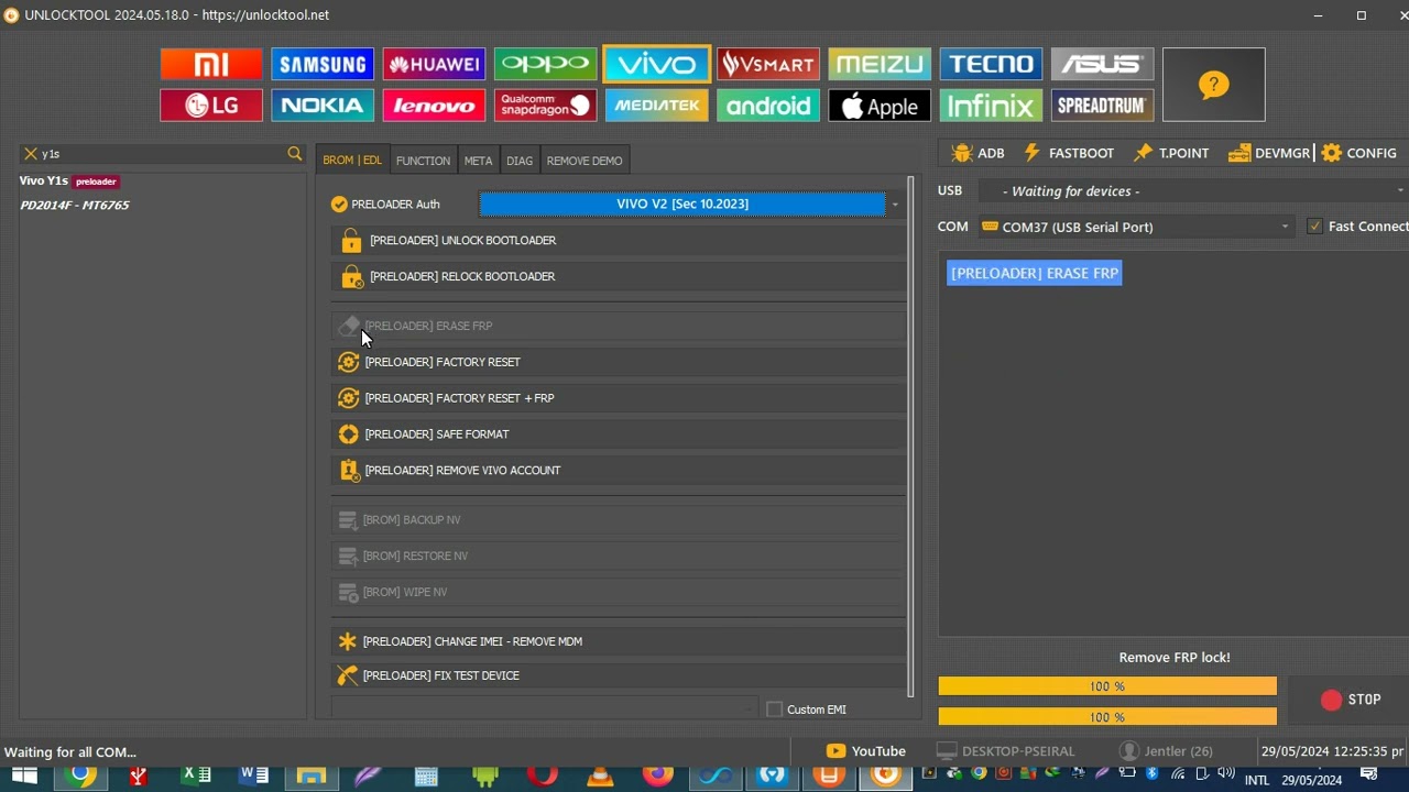 VIVO Y1s Vivo 2015 FRP Remove 1 Click. Powered by Tech VIVO Y1s Vivo 2015 FRP Remove 1 Click. Powered by Tech