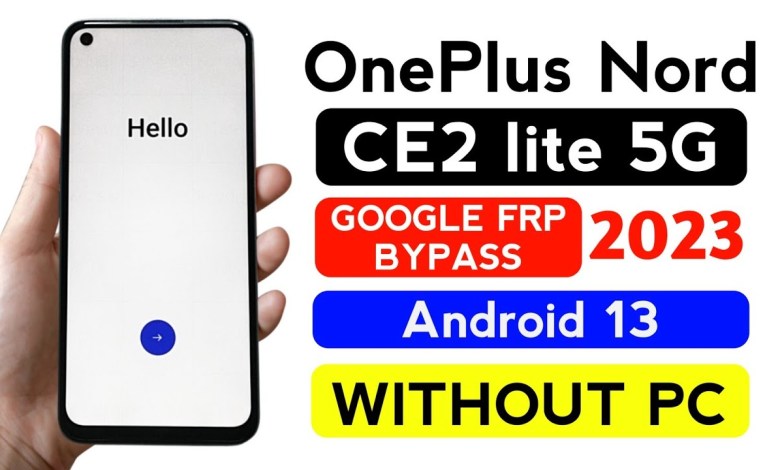 OnePlus Nord CE2 lite 5G Gmail/Frp Bypass Android 13 OnePlus Nord CE2 lite 5G Gmail/Frp Bypass Android 13