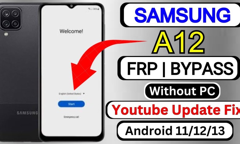 Samsung A12 FRP Bypass Android 11/12/13 Without PC Samsung A12 FRP Bypass Android 11/12/13 Without PC