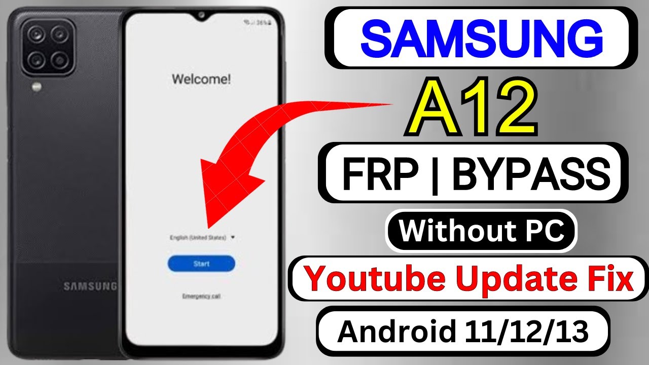 Samsung A12 FRP Bypass Android 11/12/13 Without PC Samsung A12 FRP Bypass Android 11/12/13 Without PC