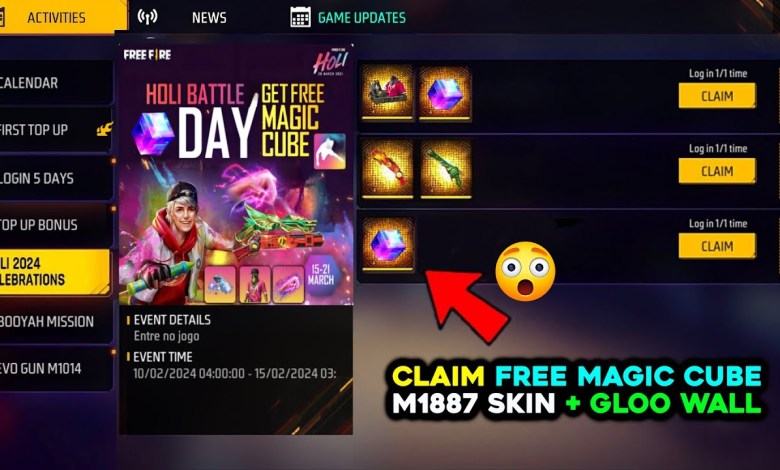 CLAIM M1887 + MAGIC CUBE HOLI EVENT -para CLAIM M1887 + MAGIC CUBE HOLI EVENT -para