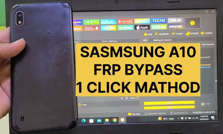 Samsung A10 Frp Bypass 1Click Unlock Tools Samsung A10 Frp Bypass 1Click Unlock Tools