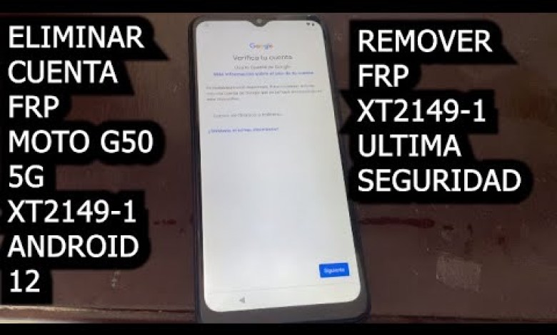 ELIMINAR CUENTA FRP GOOGLE MOTO G50 5G XT2149-1 ANDROID ELIMINAR CUENTA FRP GOOGLE MOTO G50 5G XT2149-1 ANDROID