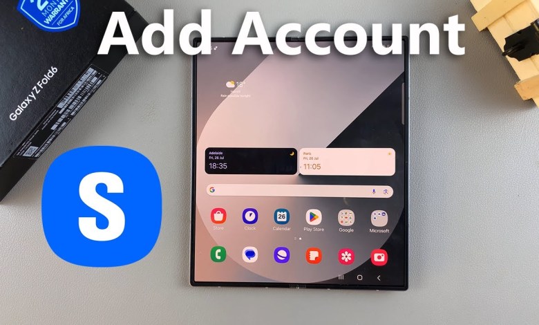 How To Add Samsung Account To Samsung Galaxy Z How To Add Samsung Account To Samsung Galaxy Z