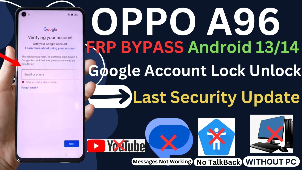 Unlock Your OPPO A96 with this Simple FRP Bypass Method! All Oppo Devices Supported for FRP Lock Removal Unlock Your OPPO A96 with this Simple FRP Bypass Method! All Oppo Devices Supported for FRP Lock Removal