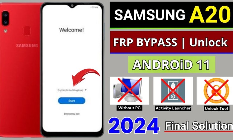 Samsung A20 (SM-A205F) Frp Bypass/Unlock Without Samsung A20 (SM-A205F) Frp Bypass/Unlock Without