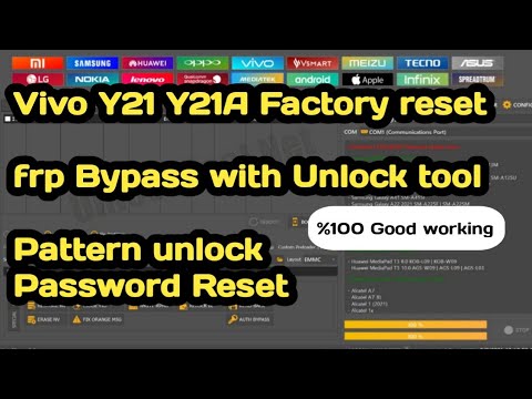 vivo Y21 Y21A Factory reset + Frp with Unlock tool vivo Y21 Y21A Factory reset + Frp with Unlock tool