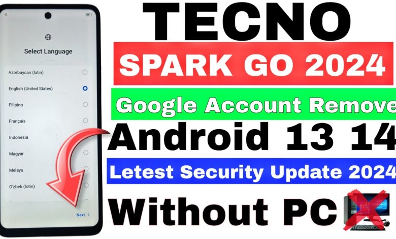 Unlock Tecno Spark Go 2024 with Android 13 | Latest FRP Bypass Trick Unveiled! Unlock Tecno Spark Go 2024 with Android 13 | Latest FRP Bypass Trick Unveiled!