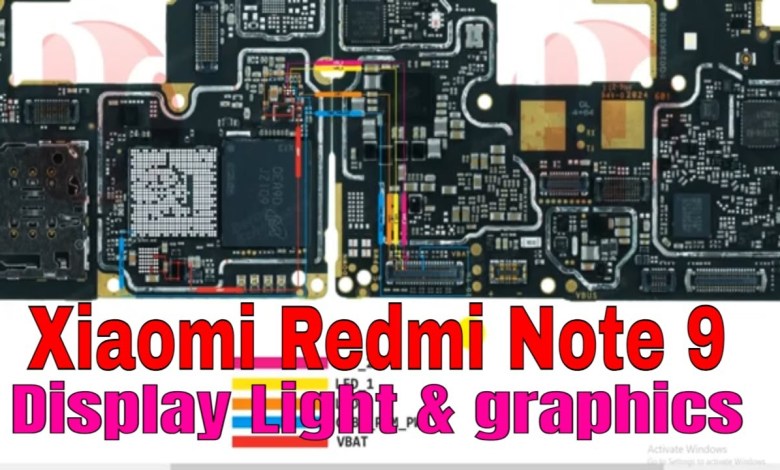 Xiaomi Redmi Note 9 Display Light & graphics problem Xiaomi Redmi Note 9 Display Light & graphics problem