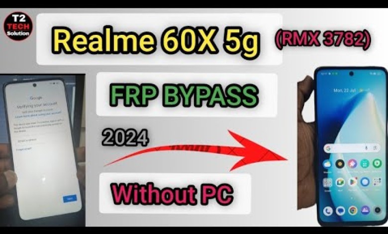 REALME 60X 5G (RMX3782) FRP BYPASS WITHOUT PC || HOW TO REALME 60X 5G (RMX3782) FRP BYPASS WITHOUT PC || HOW TO