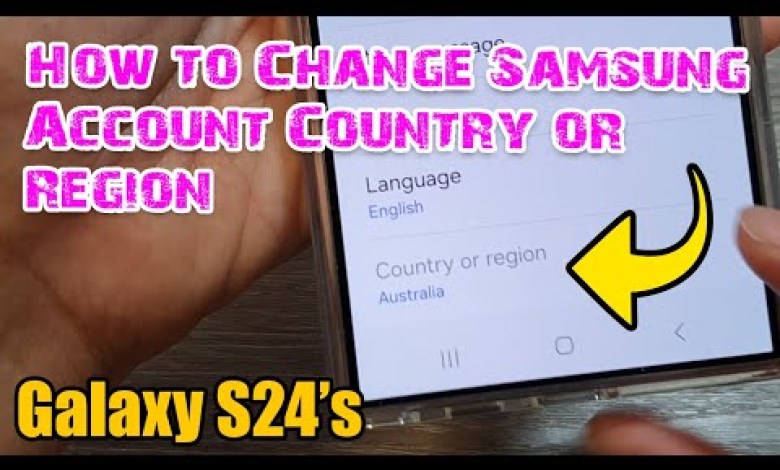 Galaxy S24: How to Change Your Samsung Account Galaxy S24: How to Change Your Samsung Account