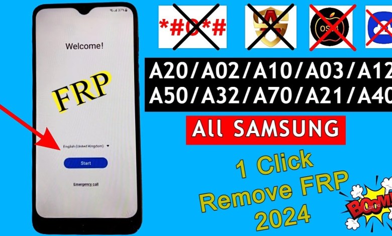 Samsung A20/A02/A03/A12/A32/A70/A21 FRP Bypass Samsung A20/A02/A03/A12/A32/A70/A21 FRP Bypass