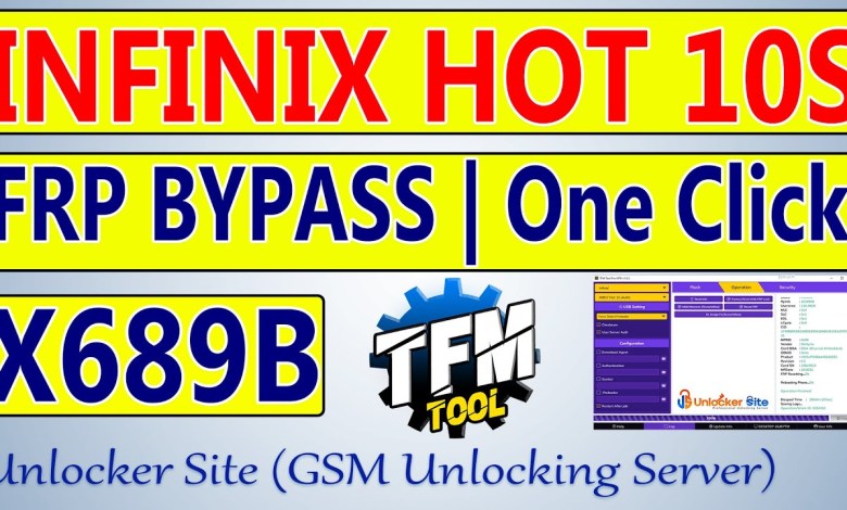 Infinix Hot 10S X689B FRP Bypass By TFM Tool Infinix Hot 10S X689B FRP Bypass By TFM Tool