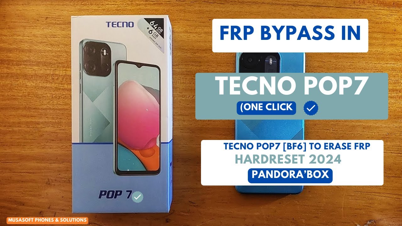 FRP BYPASS|REMOVE IN TECNO POP7 | TECNO BF6 WIPE | FRP BYPASS|REMOVE IN TECNO POP7 | TECNO BF6 WIPE |
