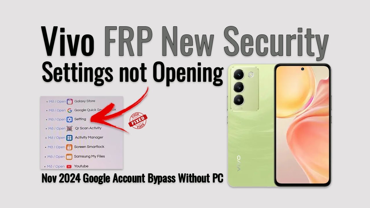 Unlock Google Account on Vivo Y100 & Explore New Vivo Models Unlock Google Account on Vivo Y100 & Explore New Vivo Models