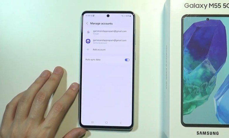 How to Remove Google Account on Samsung Galaxy M55 How to Remove Google Account on Samsung Galaxy M55