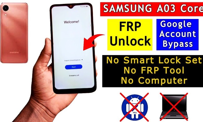 Samsung A03 Core FRP Bypass Android 11 | Without Samsung A03 Core FRP Bypass Android 11 | Without