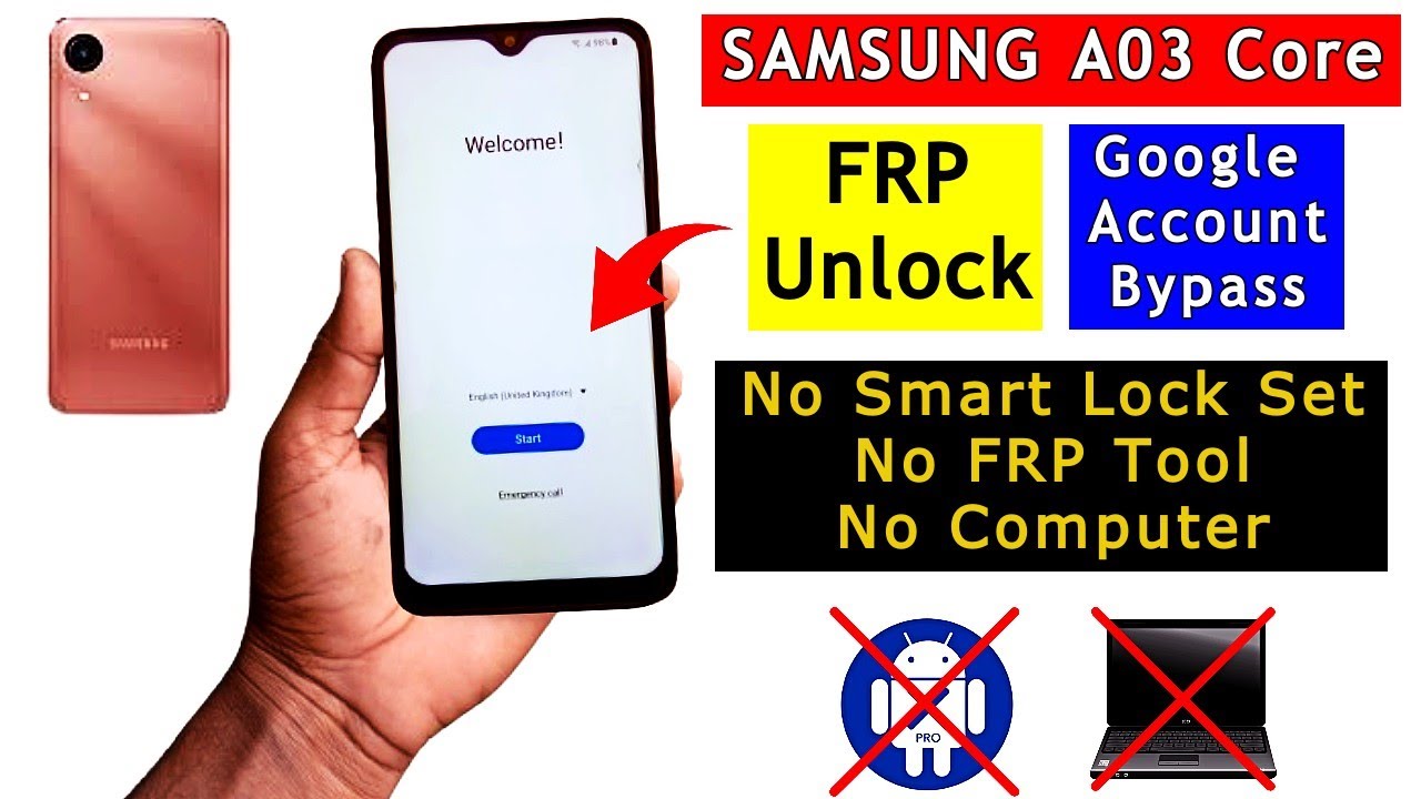 Samsung A03 Core FRP Bypass Android 11 | Without Samsung A03 Core FRP Bypass Android 11 | Without
