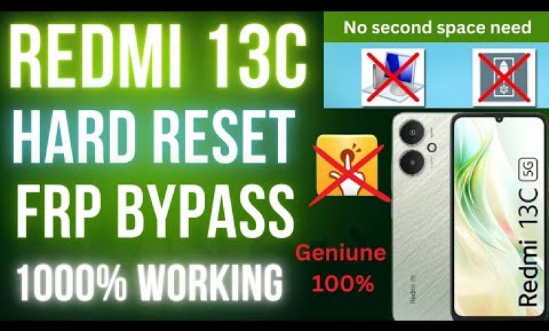 Redmi 13c hard reset and frp bypass||redmi 13c pattern Redmi 13c hard reset and frp bypass||redmi 13c pattern