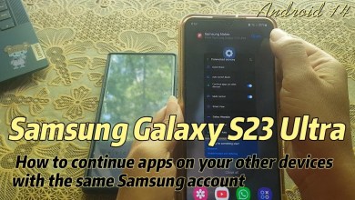 Samsung Galaxy S23 Ultra : How to continue apps on Samsung Galaxy S23 Ultra : How to continue apps on