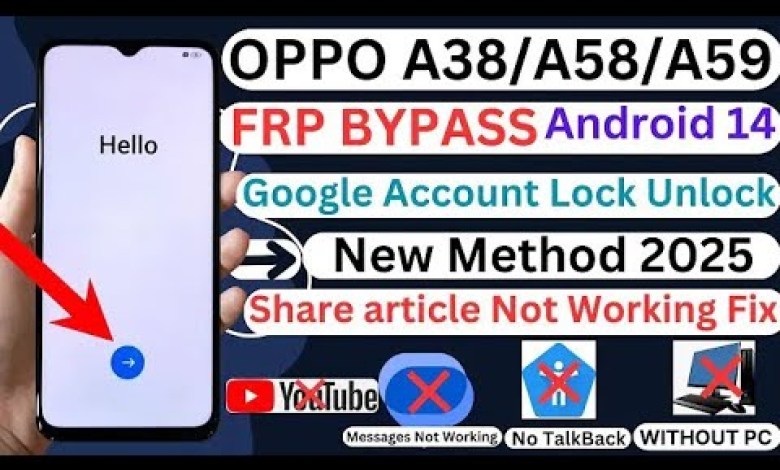 Unlock Oppo A59 5G with Android 13,14: The ultimate FRP Bypass guide for Oppo (CPH2617) Unlock Oppo A59 5G with Android 13,14: The ultimate FRP Bypass guide for Oppo (CPH2617)