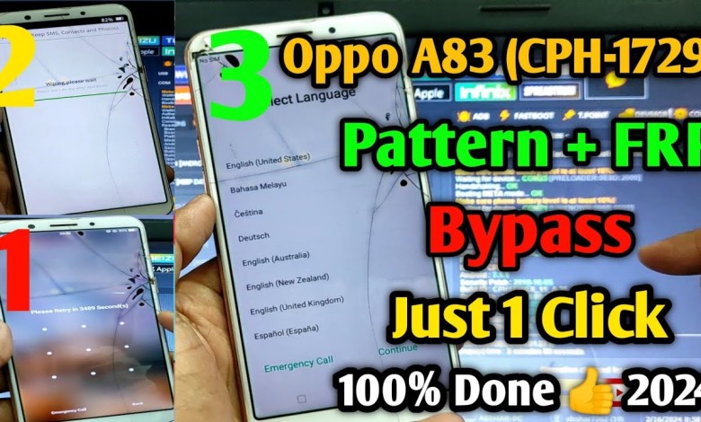 Oppo A83 Pattern & FRP Bypass || CPH1729 % Done By Oppo A83 Pattern & FRP Bypass || CPH1729 % Done By