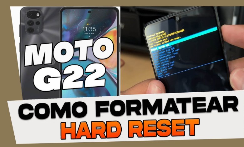 How to Format and Hard Reset on Motorola Moto G22 How to Format and Hard Reset on Motorola Moto G22
