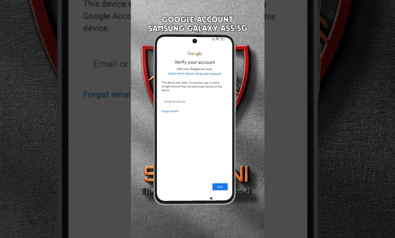 Samsung Galaxy A55 5G | Delete your Google account Samsung Galaxy A55 5G | Delete your Google account