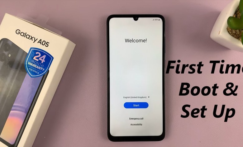 First Time Boot & Set Up Of Samsung Galaxy A05 First Time Boot & Set Up Of Samsung Galaxy A05