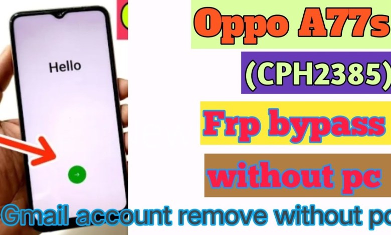 All oppo frp bypass || oppo a77 (cph2385) frp bypass|| All oppo frp bypass || oppo a77 (cph2385) frp bypass||