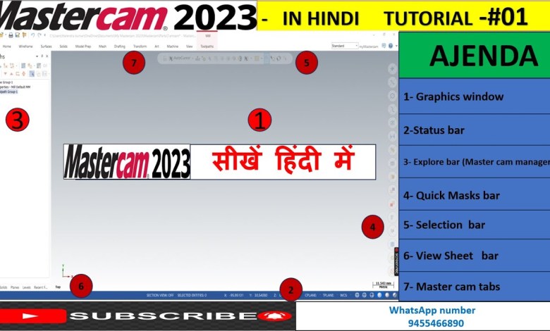 How to learn Master Cam. All Command basics details – in How to learn Master Cam. All Command basics details – in