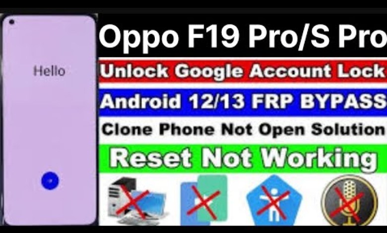 Oppo F19 Pro/F19s Pro Frp Bypass Without Pc % Oppo F19 Pro/F19s Pro Frp Bypass Without Pc %