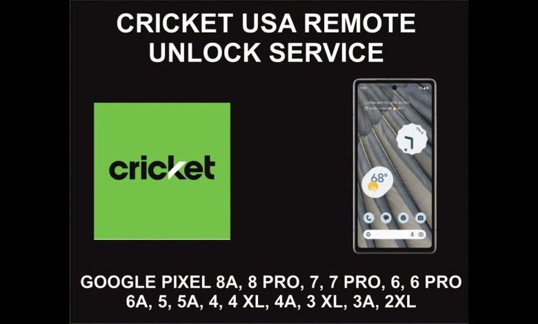 Cricket USA Pixel Remote Unlock Service, Pixel All Cricket USA Pixel Remote Unlock Service, Pixel All