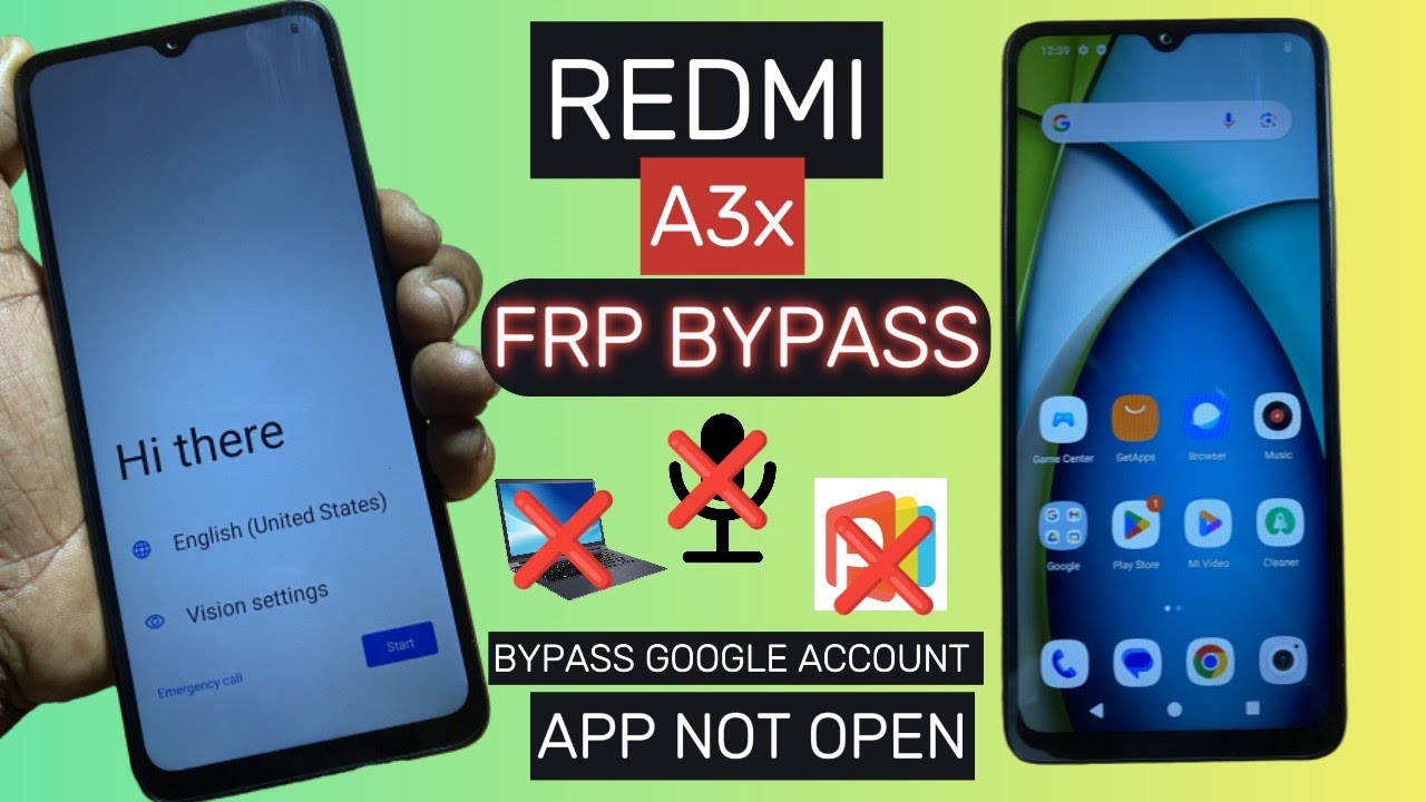 All Redmi A3x FRP Bypass || Google Account Unlock || All Redmi A3x FRP Bypass || Google Account Unlock ||