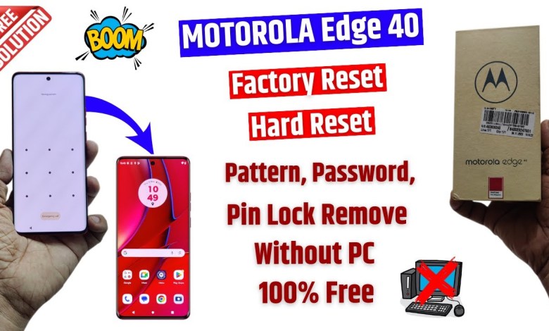Unlock Motorola Edge 40 without PC | Motorola Edge 40 Unlock Motorola Edge 40 without PC | Motorola Edge 40