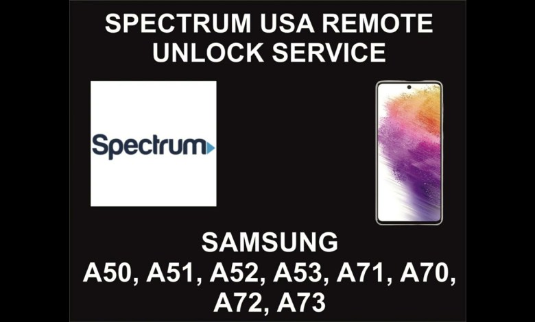 Spectrum USA Remote Unlock Service, Samsung A51, A52, Spectrum USA Remote Unlock Service, Samsung A51, A52,