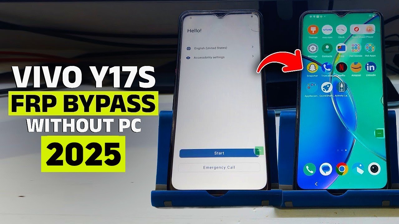 Unlock Vivo Y17s Google Account without PC | Easy Unlock Vivo Y17s Google Account without PC | Easy