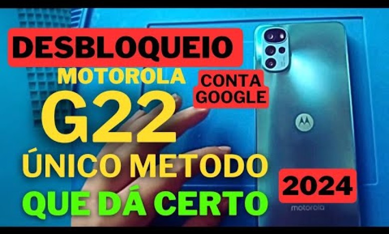 Google Account Unlock Motorola G22 New Method 2024 Google Account Unlock Motorola G22 New Method 2024
