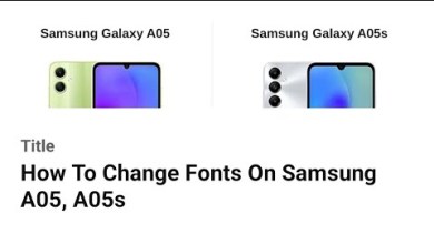 How To Change Fonts On Samsung A05, A05s How To Change Fonts On Samsung A05, A05s