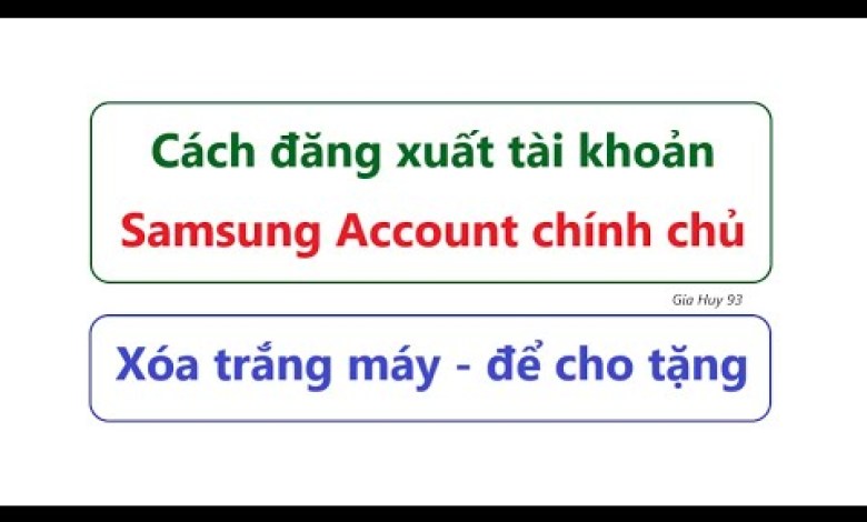 How to delete Samsung Account = Delete How to delete Samsung Account = Delete