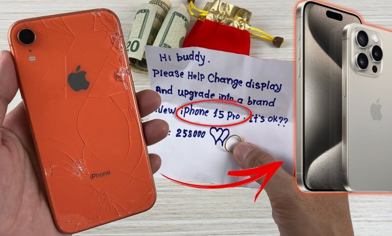 How i Restore and Turn iPhone XR Cracked into a Brand How i Restore and Turn iPhone XR Cracked into a Brand