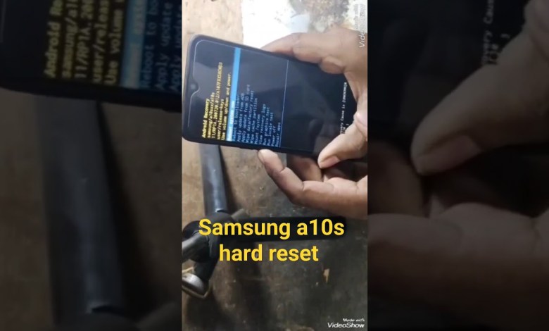 Samsung a10s hard reset #technical #frpbypass Samsung a10s hard reset #technical #frpbypass