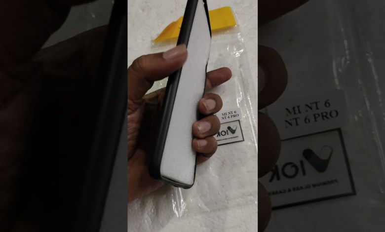 Mi Note 6 Pro Back Cover Unboxing #reels #shorts Mi Note 6 Pro Back Cover Unboxing #reels #shorts