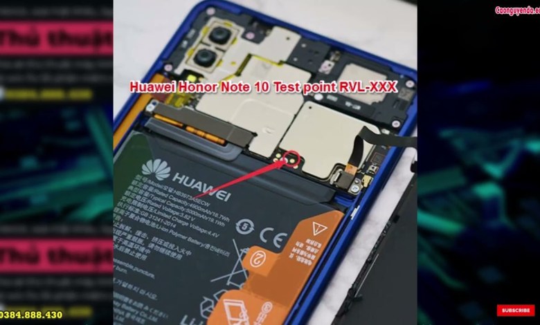 Huawei Honor Note 10 Test point RVL-XXX Huawei Honor Note 10 Test point RVL-XXX