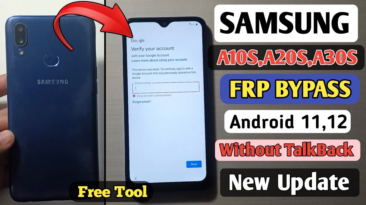 How to Bypass Google Account on Samsung A10s, A20s, A30s | Uncover the Secret! How to Bypass Google Account on Samsung A10s, A20s, A30s | Uncover the Secret!