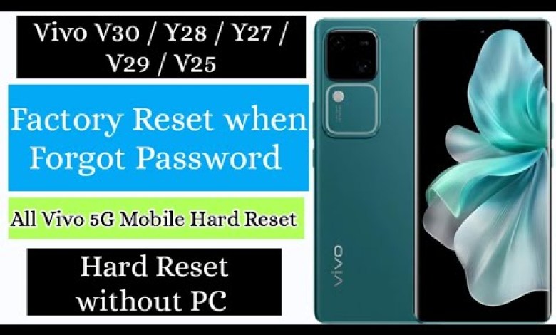All Vivo 5G Mobile Password Pattern Unlock without PC | All Vivo 5G Mobile Password Pattern Unlock without PC |
