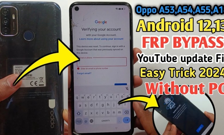 Oppo A53 Frp Bypass Android 12 | Fix YouTube Update | Oppo A53 Frp Bypass Android 12 | Fix YouTube Update |