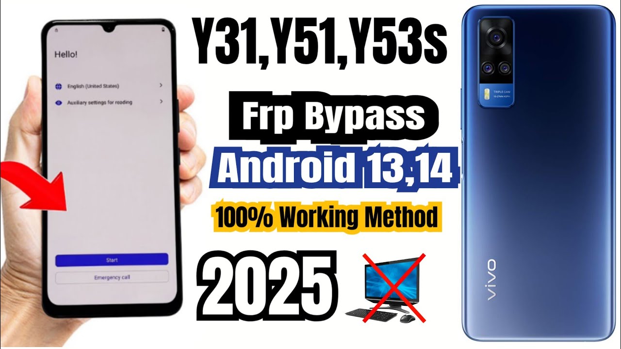 Unlocking Secrets: Bypass FRP on Vivo Y51, Y31, and Y53S 5G with Android 13! Unlocking Secrets: Bypass FRP on Vivo Y51, Y31, and Y53S 5G with Android 13!