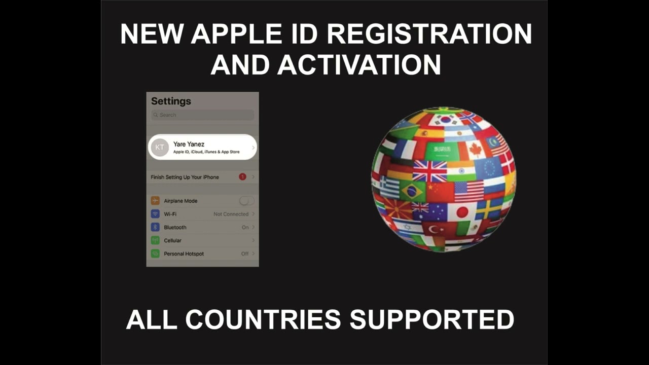 New Apple ID, iCloud ID Registration And Activation, New Apple ID, iCloud ID Registration And Activation,